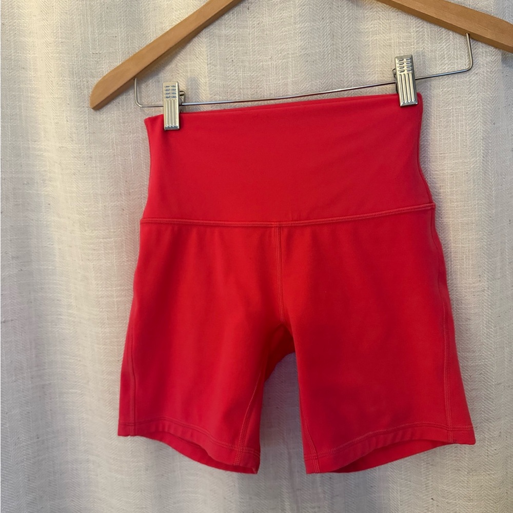 Hot Pink Lululemon high rise spandex